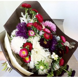 Астры в крафте