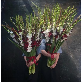 Красно- белый микс